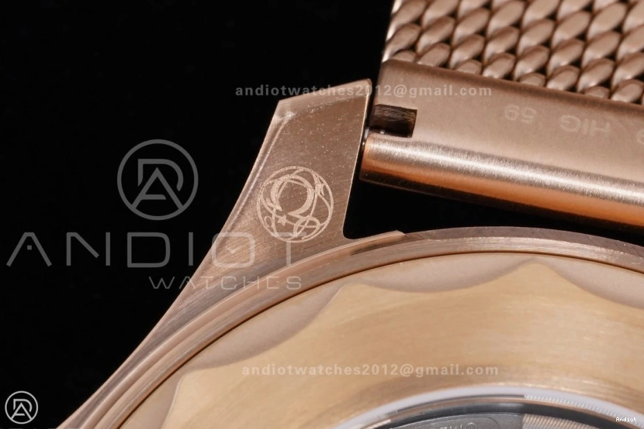 300M A8806 1:1 VSF on Diver Bracelet Gold Mesh Edition Seamaster Dial Best Rose Black 1224